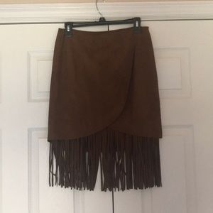 [Blu Pepper] Boho Fringe Skirt🌵